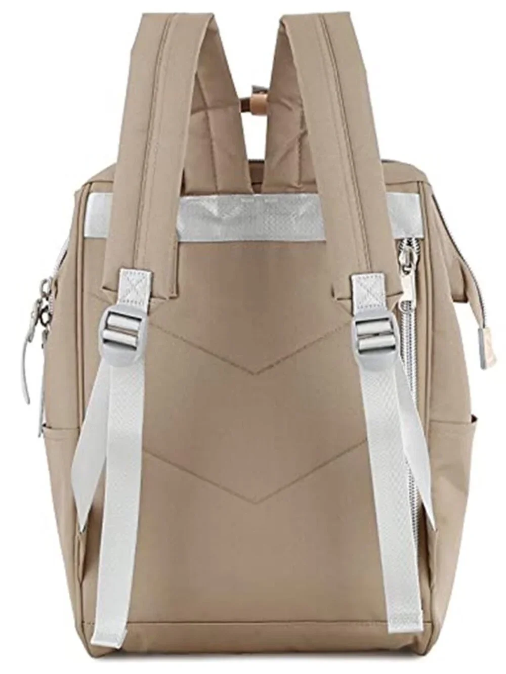 Laptop Backpack for Women Men Travel USB Charging Port Large Business Bag Khaki